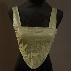 Olive Green Corset Top